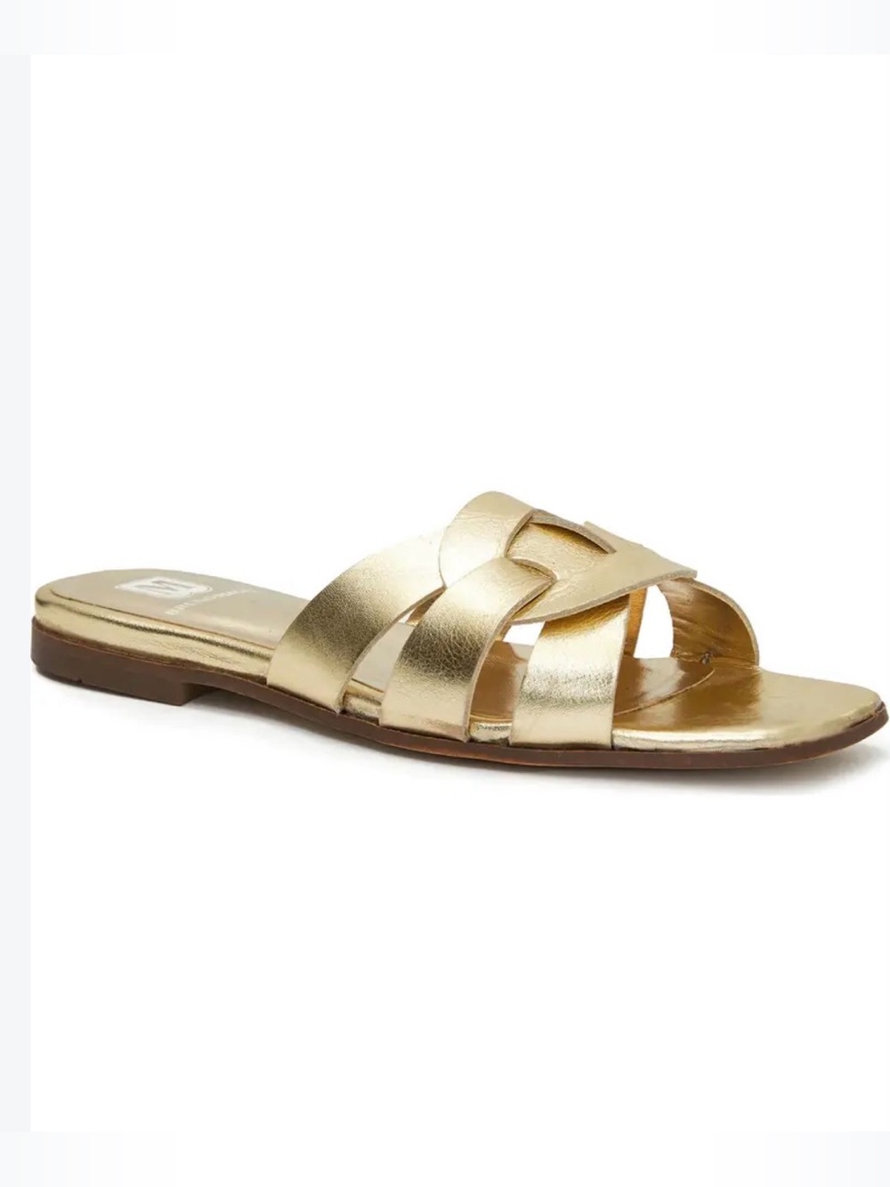 NEW Bruno Magli Alessia Sandal in Gold Metallic